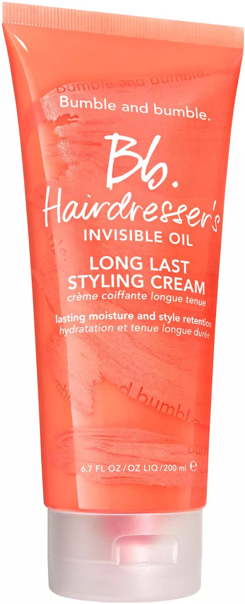 Bumble and bumble Hairdresser's Invisible Oil Long Last Muotoiluvoide recommended by Abbey Yung as an optional Step 10 style-sealing cream.