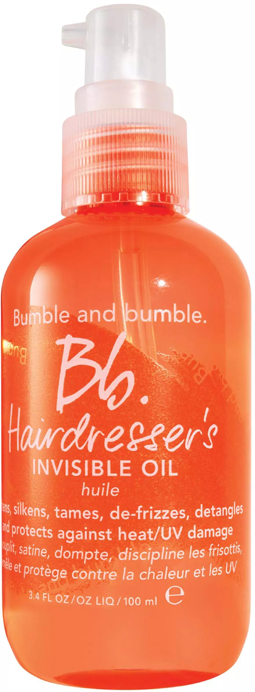 Bumble and bumble Hairdresser's Invisible Oil Muotoiluöljy recommended by Abbey Yung as an optional Step 10 style-sealing oil.