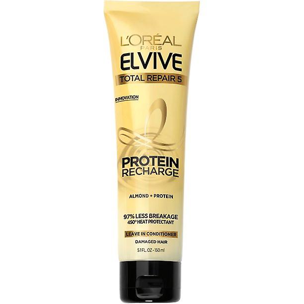 L'Oréal Elvive Total Repair 5 Protein Recharge recommended by Abbey Yung as an optional Step 10 style-sealing cream.