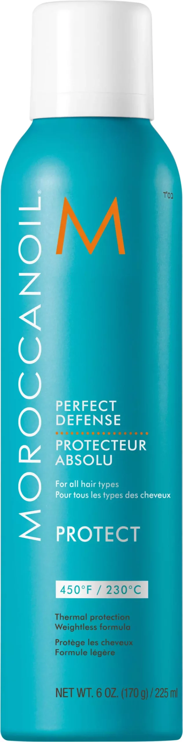 Moroccanoil Perfect Defense recommended by Abbey Yung as an optional Vaihe 11 between-wash heat protectant.