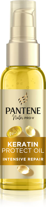Pantene Pro-V Keratin Protect Oil hiusöljy kuiville latvoille ja pörröisyyden hallintaan